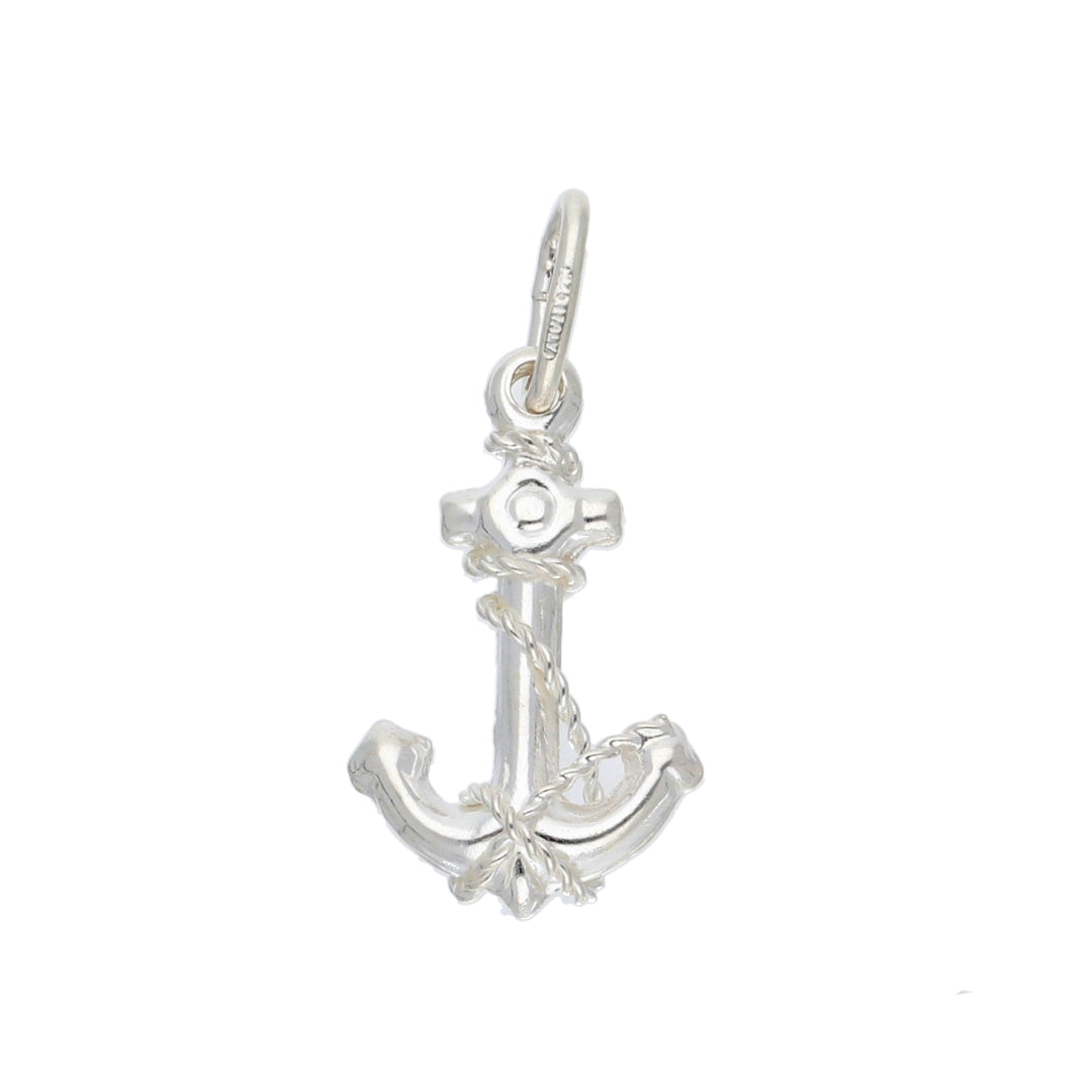 Sterling Silver 925 Anchor Pendant - FKJPNDSL9513