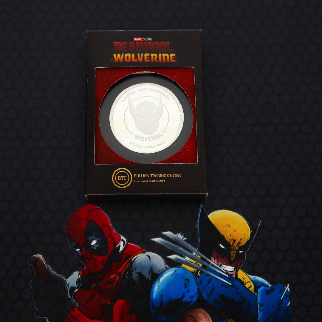 Disney 50 Grams Wolverine Silver Coin 999.0 Silver - FKJCONSL9872