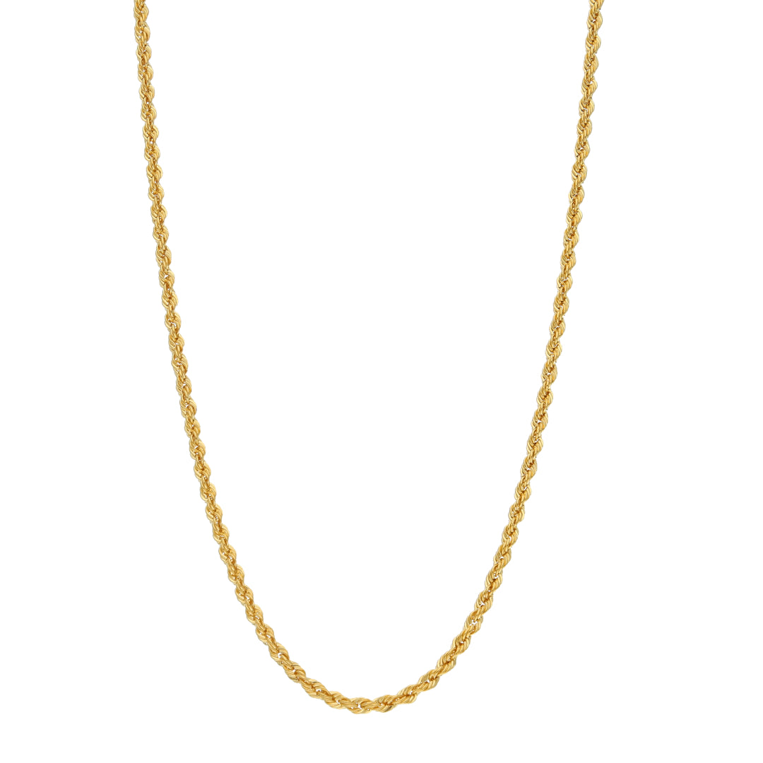 Gold Rope Chain 21KT - FKJCN21KM11866