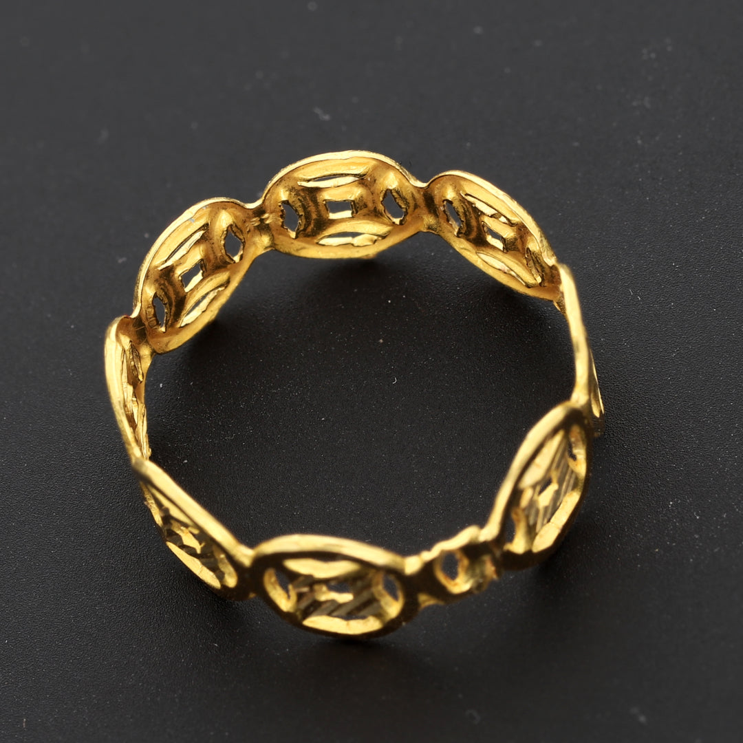 Gold Lattice Ring 18KT - FKJRN18K10316