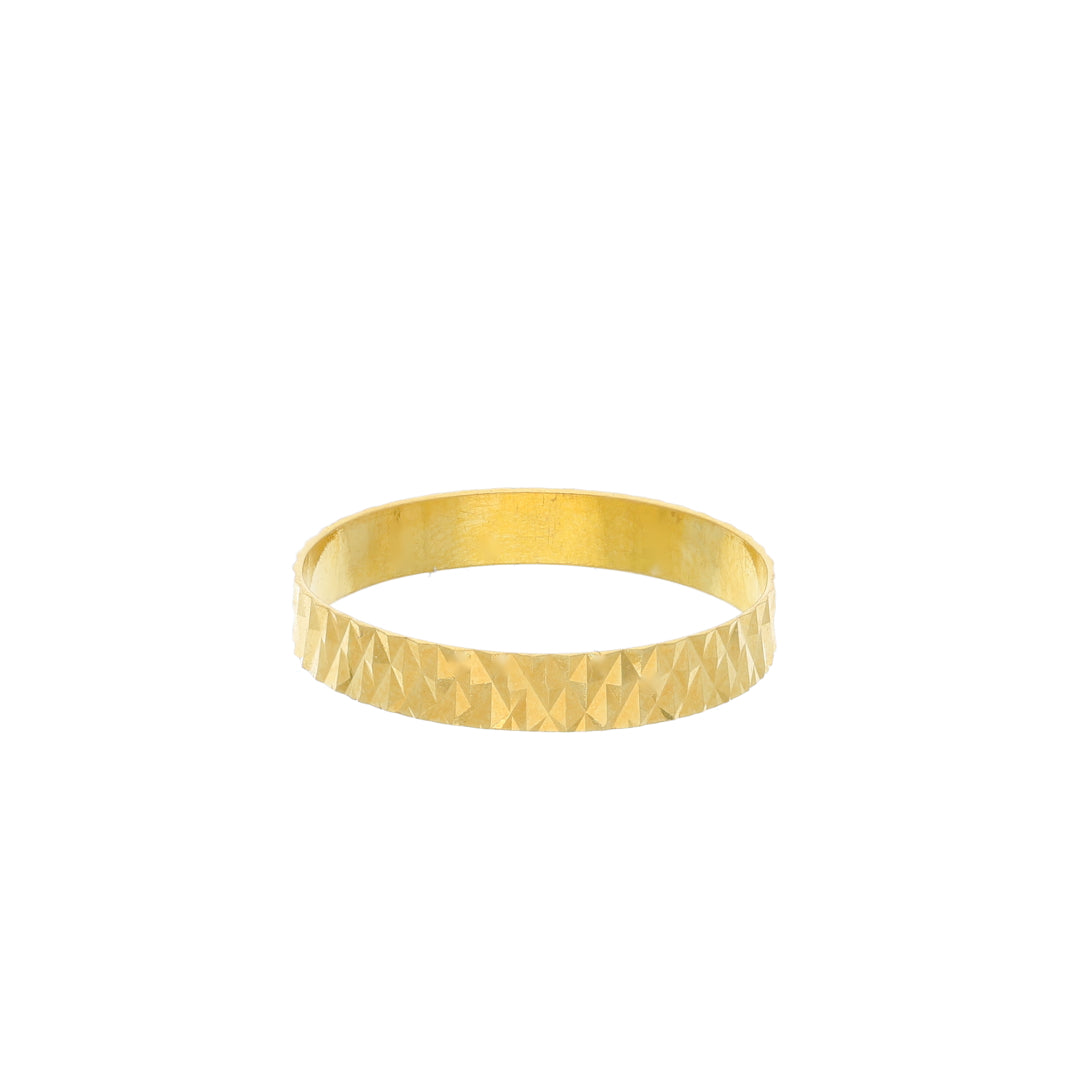 Gold Band Ring 21KT - FKJRN21KM10447