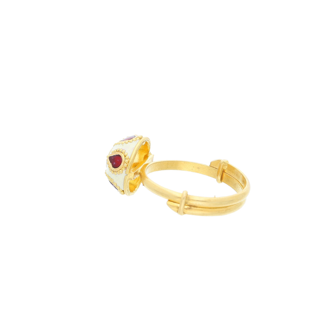Gold Heritage Ring 21KT - FKJRN21KM10471