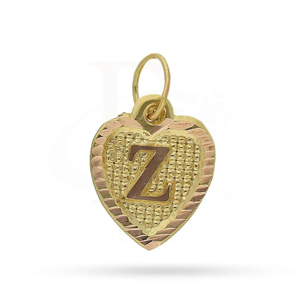 Gold Alphabet Pendant 18Kt - Fkjpnd1452 Z Pendants