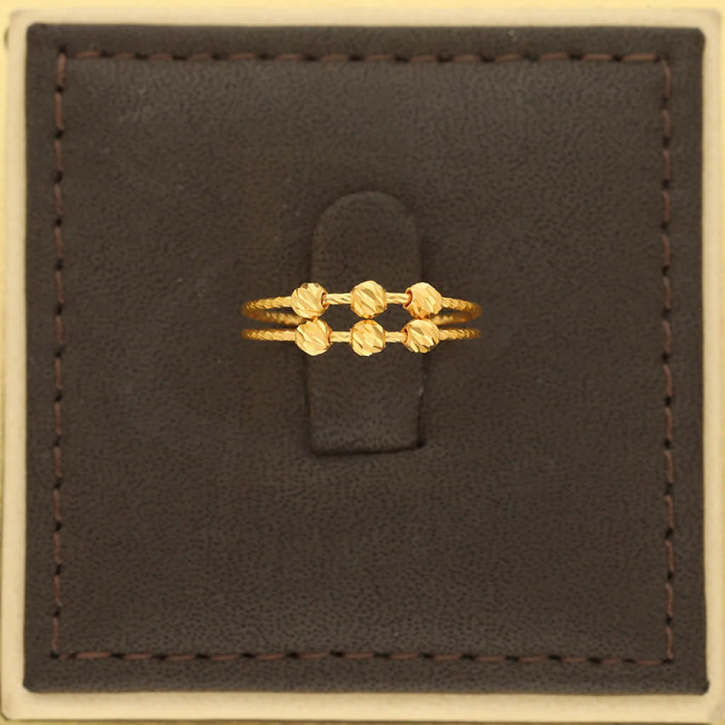 Gold Balls Ring 21Kt - Fkjrn21Km5158 Rings