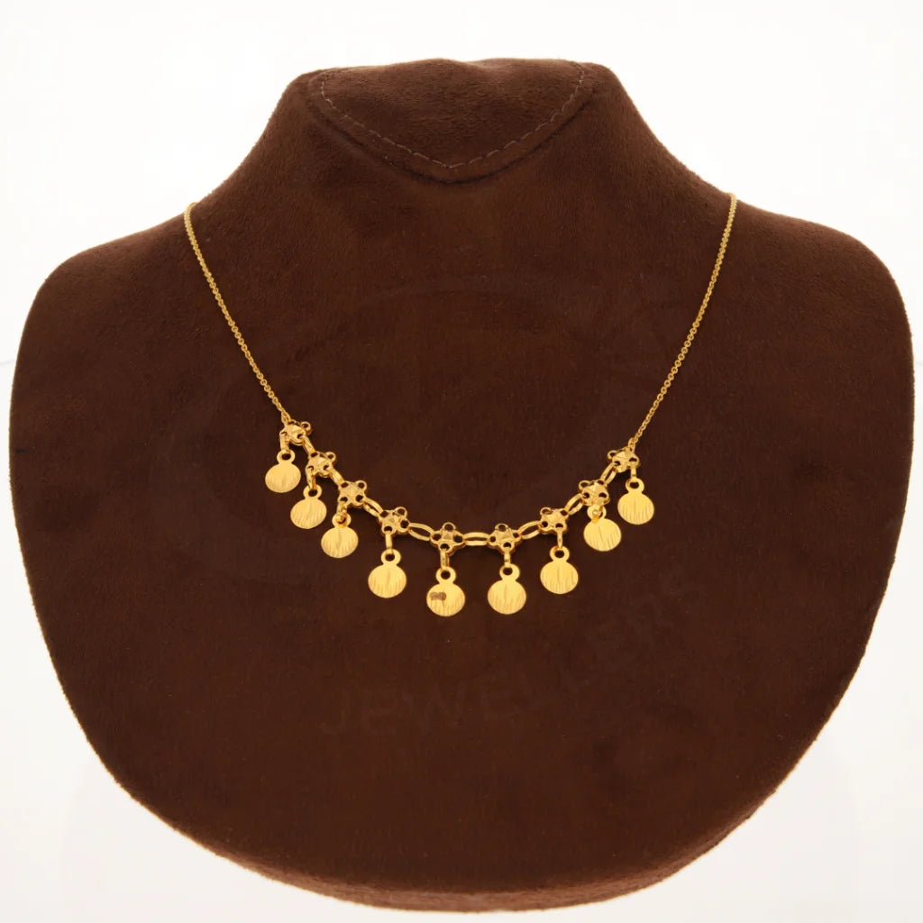 Classy Gold Necklace 21Kt - Fkjnkl21K7742 Necklaces