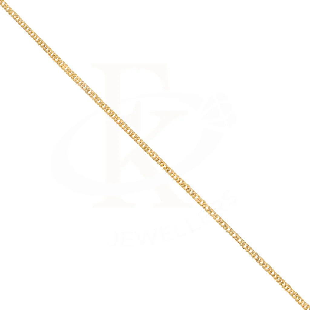 Gold Curb Bracelet 21Kt - Fkjbrl21Km8364 Bracelets