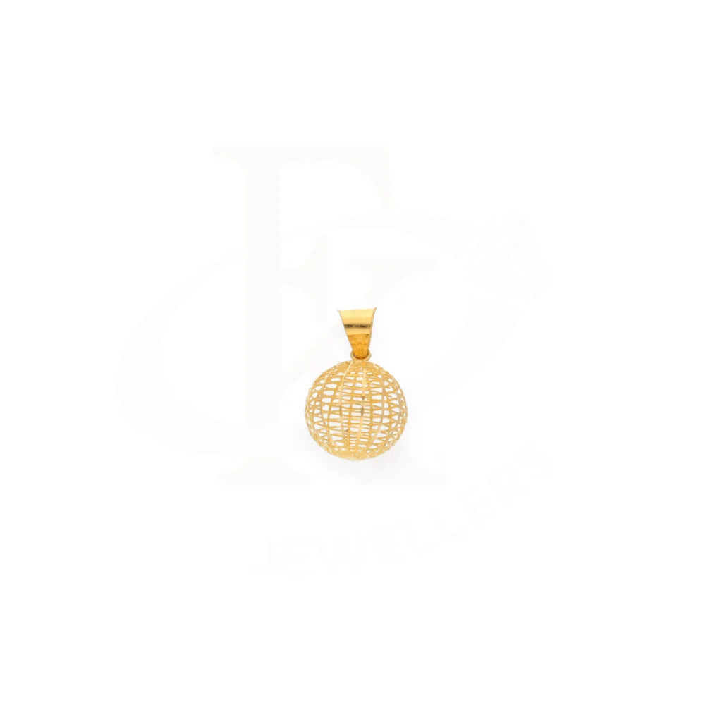 Gold Disco Bear Pendant 21Kt - Fkjpnd21Km8044 Pendants