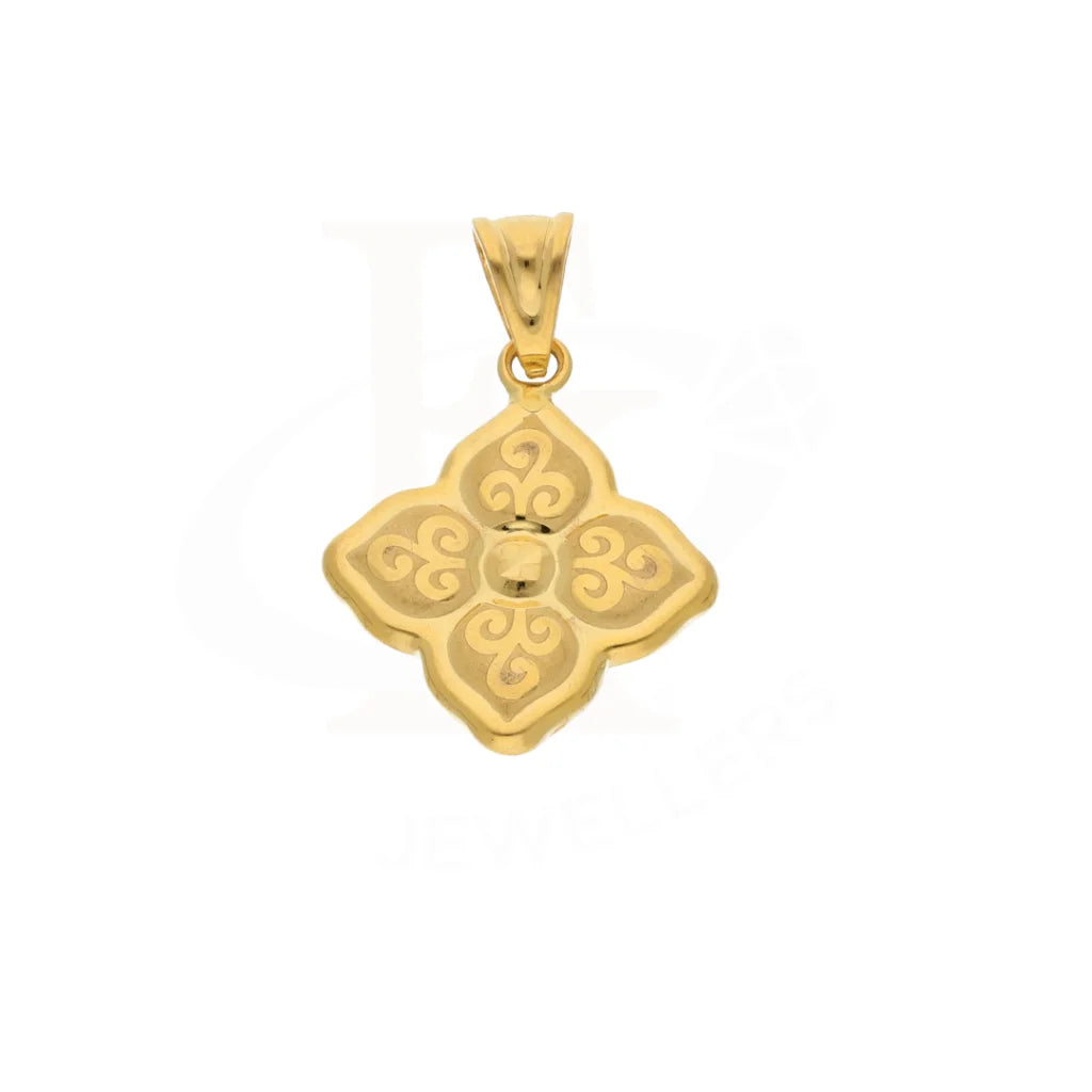 Gold Floral Design Pendant 21Kt - Fkjpnd21Km8541 Pendants