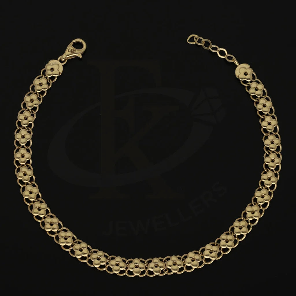 Gold Flowers Bracelet 18Kt - Fkjbrl18K5198 Bracelets
