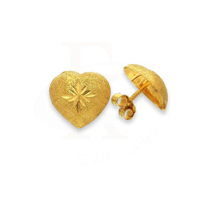 Gold Heart Pendant Set (Necklace Earrings And Ring) 18Kt - Fkjnklst18K2240 Sets