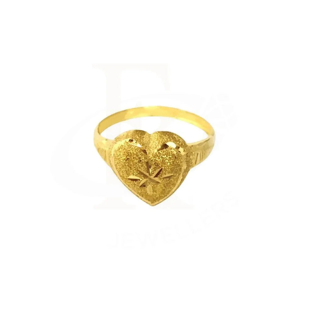Gold Heart Ring 18Kt - Fkjrn1281 Rings