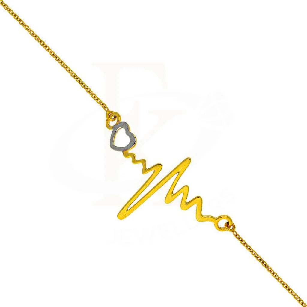 Gold Heartbeat Bracelet 18Kt - Fkjbrl2118 Bracelets