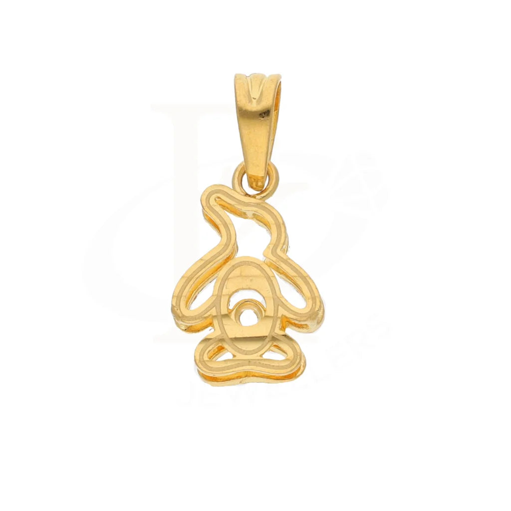 Gold Hollow Penguin Shaped Pendant 21Kt - Fkjpnd21Km8530 Pendants