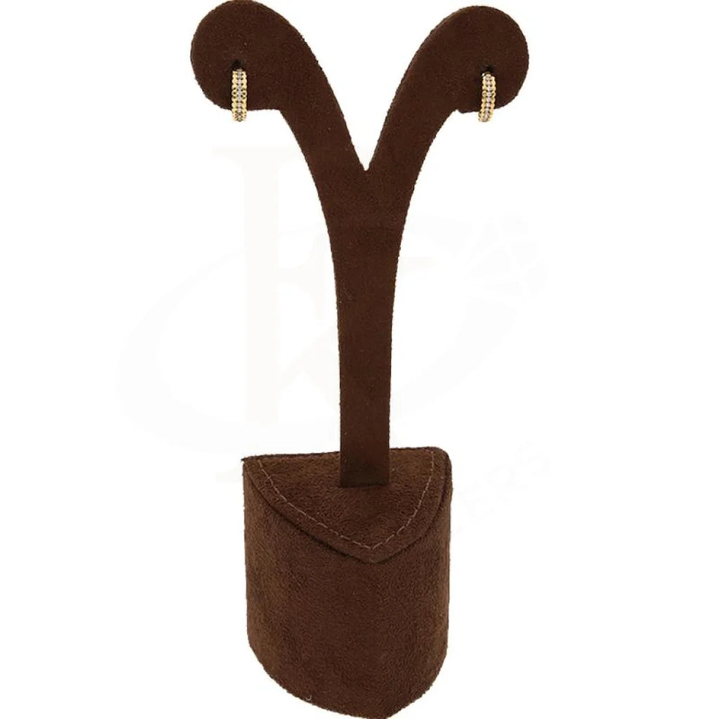 Gold Hoop Earrings 18Kt - Fkjern1625