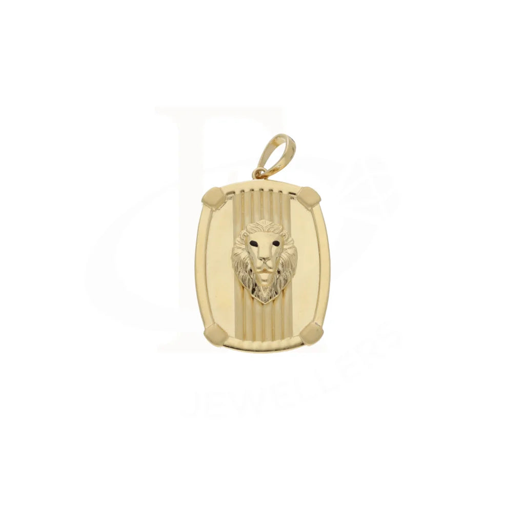 Gold Lion Shaped Pendant 18Kt - Fkjpnd18K8325 Pendants