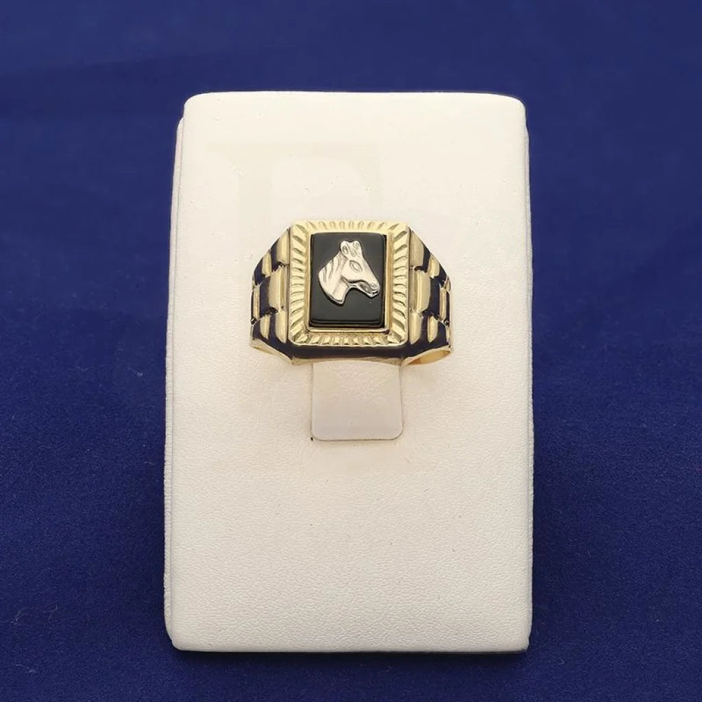 Gold Mens Horse Ring In 18Kt - Fkjrn18K2681 Rings
