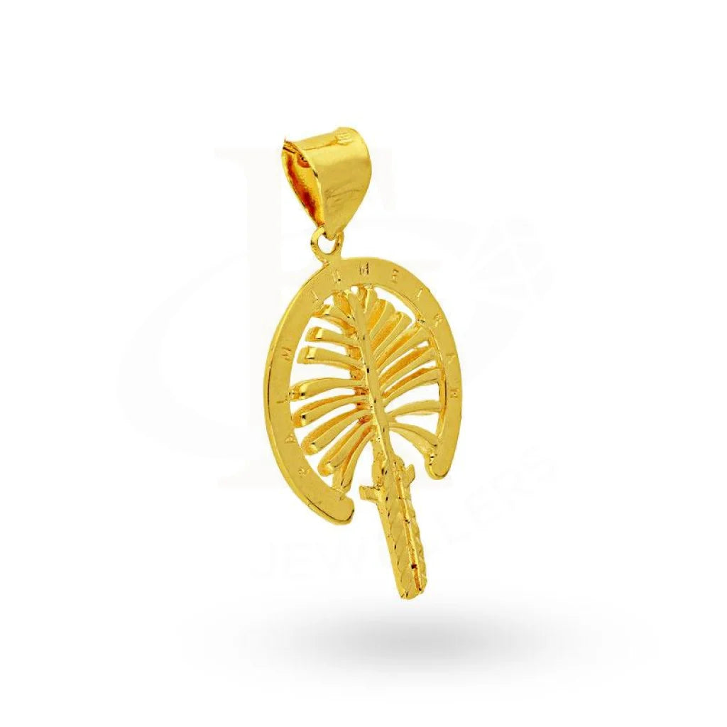 Gold Palm Tree Pendant 18Kt - Fkjpnd18K2044 Pendants