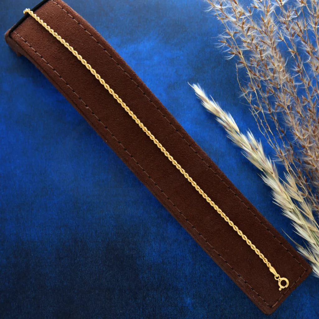 Gold Rope Bracelet 21Kt - Fkjbrl21Km8365 Bracelets
