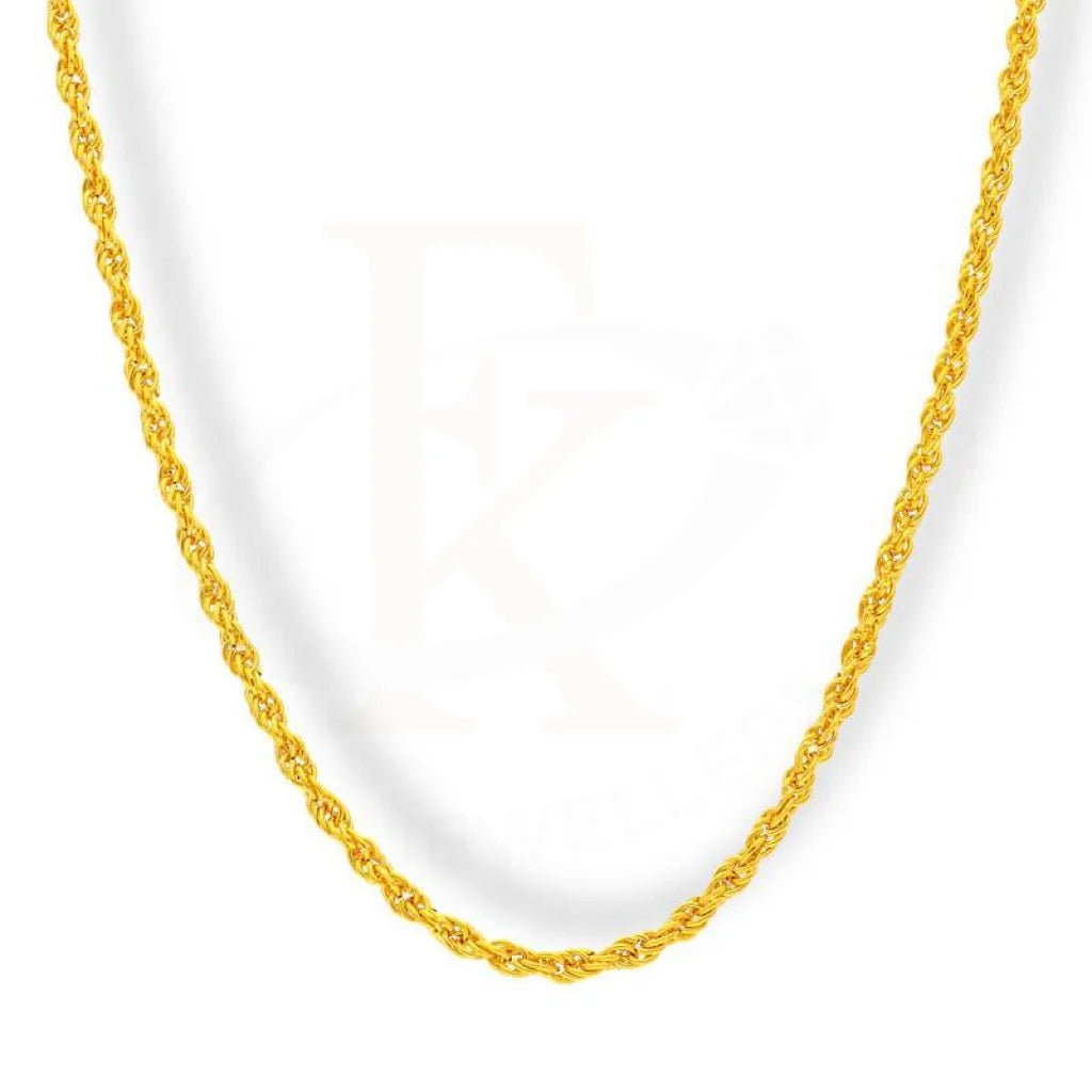 Gold Rope Chain 22Kt - Fkjcn22K2142 Chains
