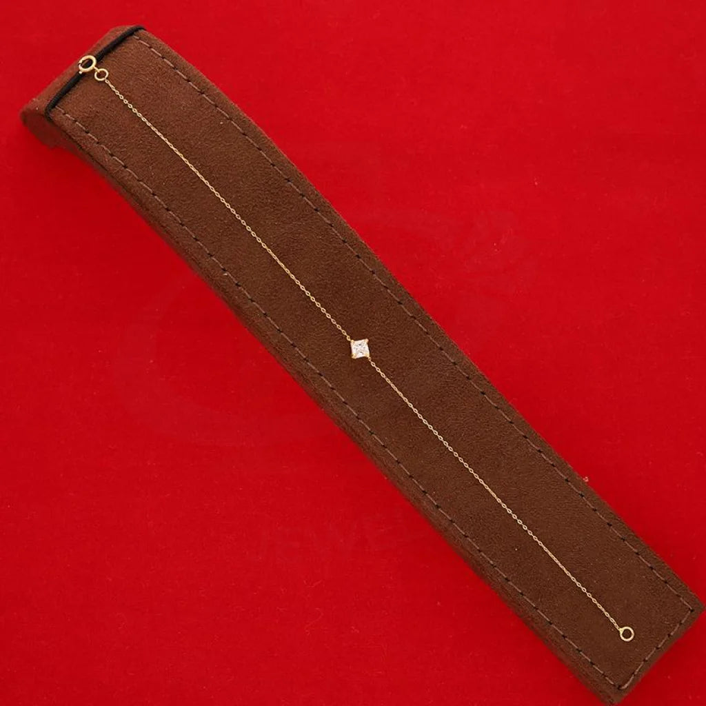 Gold Solitaire Bracelet 21Kt - Fkjbrl21K2459 Bracelets