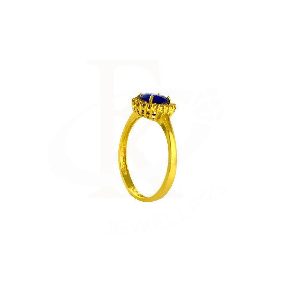 Gold Solitaire Ring 18Kt - Fkjrn1651 Rings