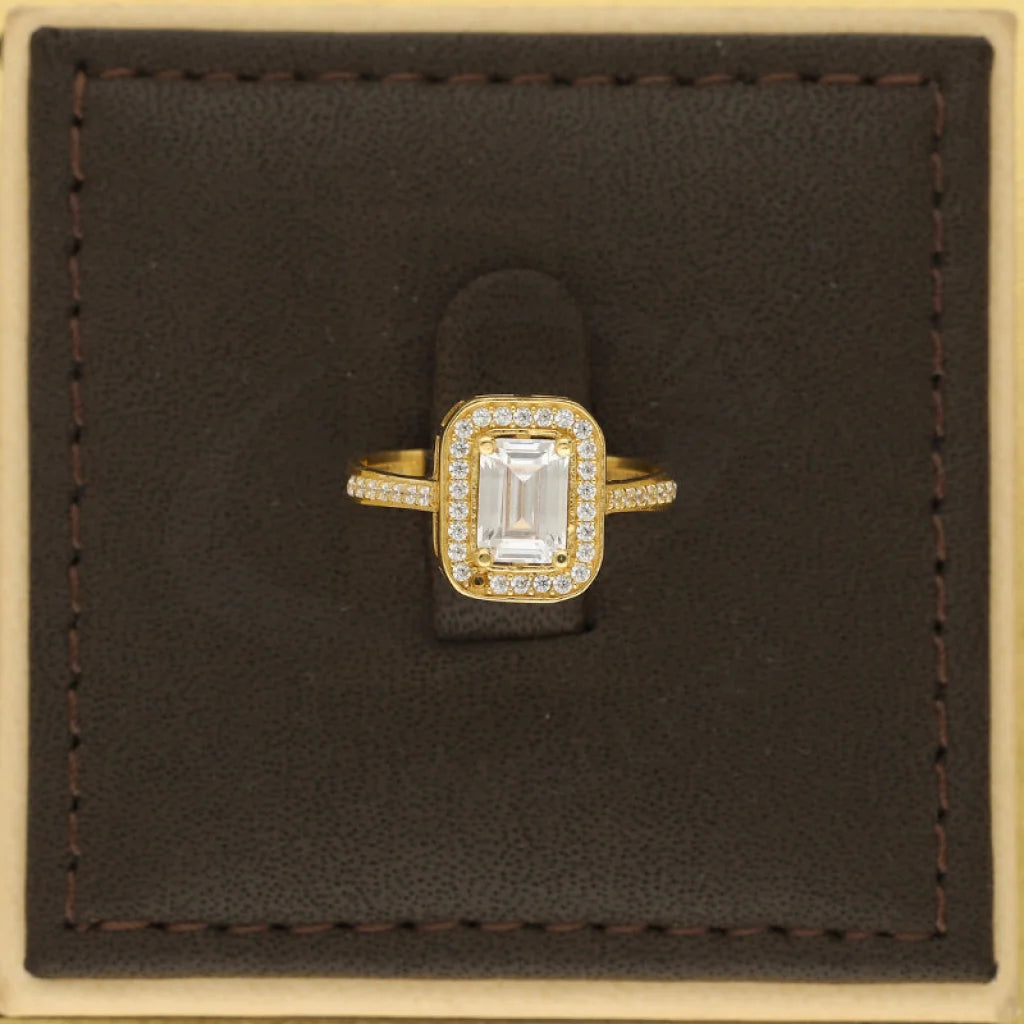 Gold Solitaire Ring 18Kt - Fkjrn18K5176 Rings