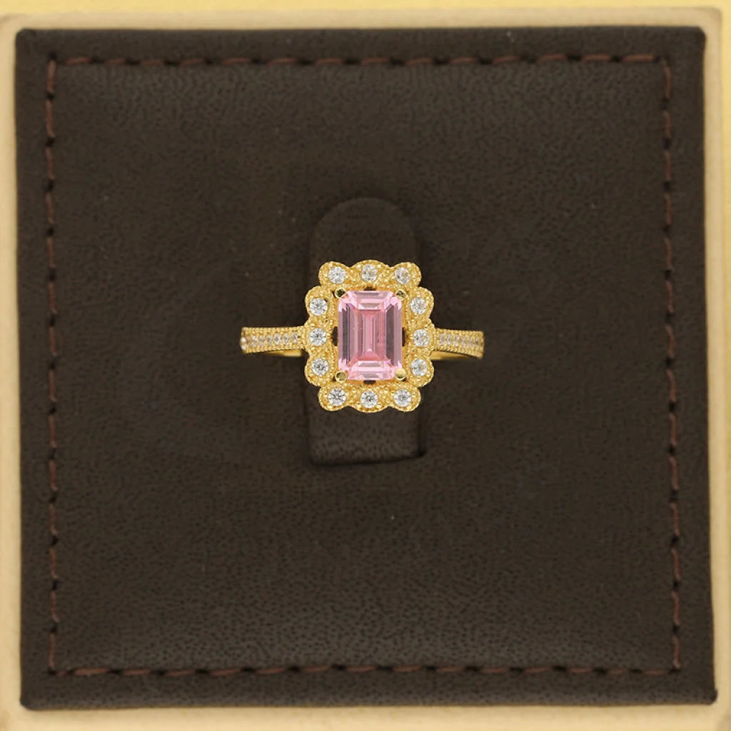 Gold Solitaire Ring 18Kt - Fkjrn18K5178 Rings