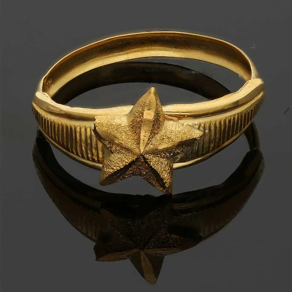 Gold Star Ring 18Kt - Fkjrn1271 Rings