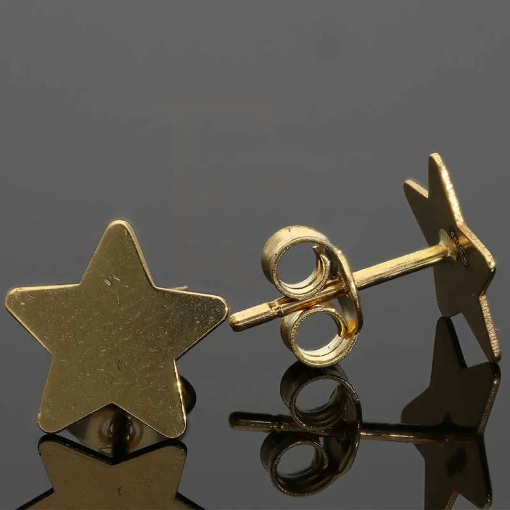 Gold Star Stud Earrings 18Kt - Fkjern18K2778