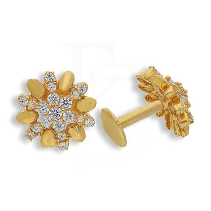 Gold Star Stud Earrings 22Kt - Fkjern1747