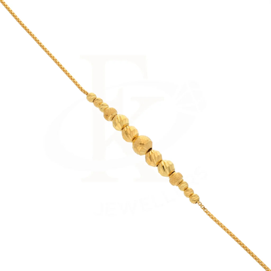 Gold Stone Studded Bracelet 21Kt - Fkjbrl21Km8691 Bracelets
