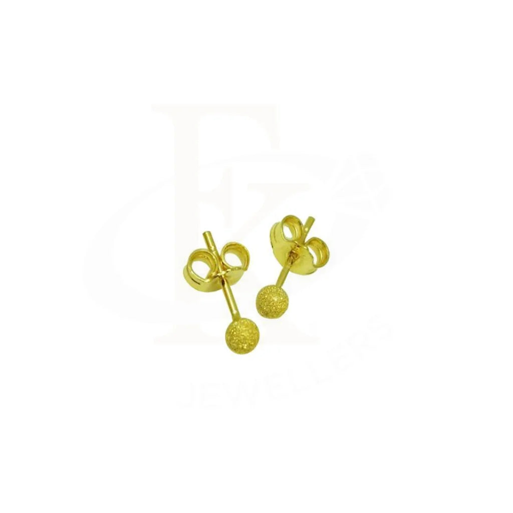 Gold Stud Earrings 18Kt - Fkjern1389