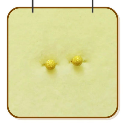 Gold Stud Earrings 18Kt - Fkjern1389
