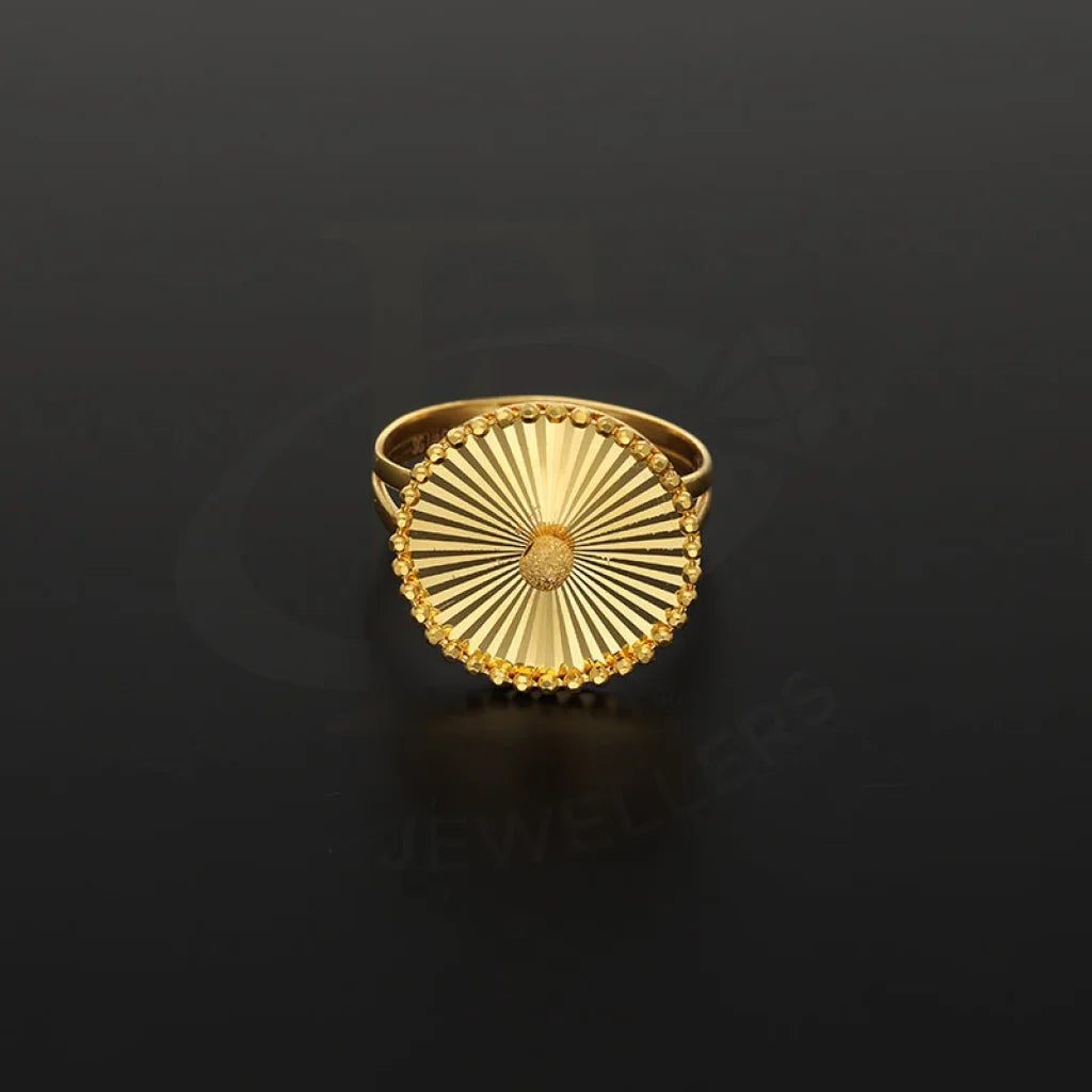 Gold Sunbeam Ring 21Kt - Fkjrn21Km5154 Rings