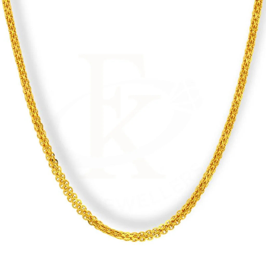 Gold Wheat Chain 22Kt - Fkjcn22K2173 Chains