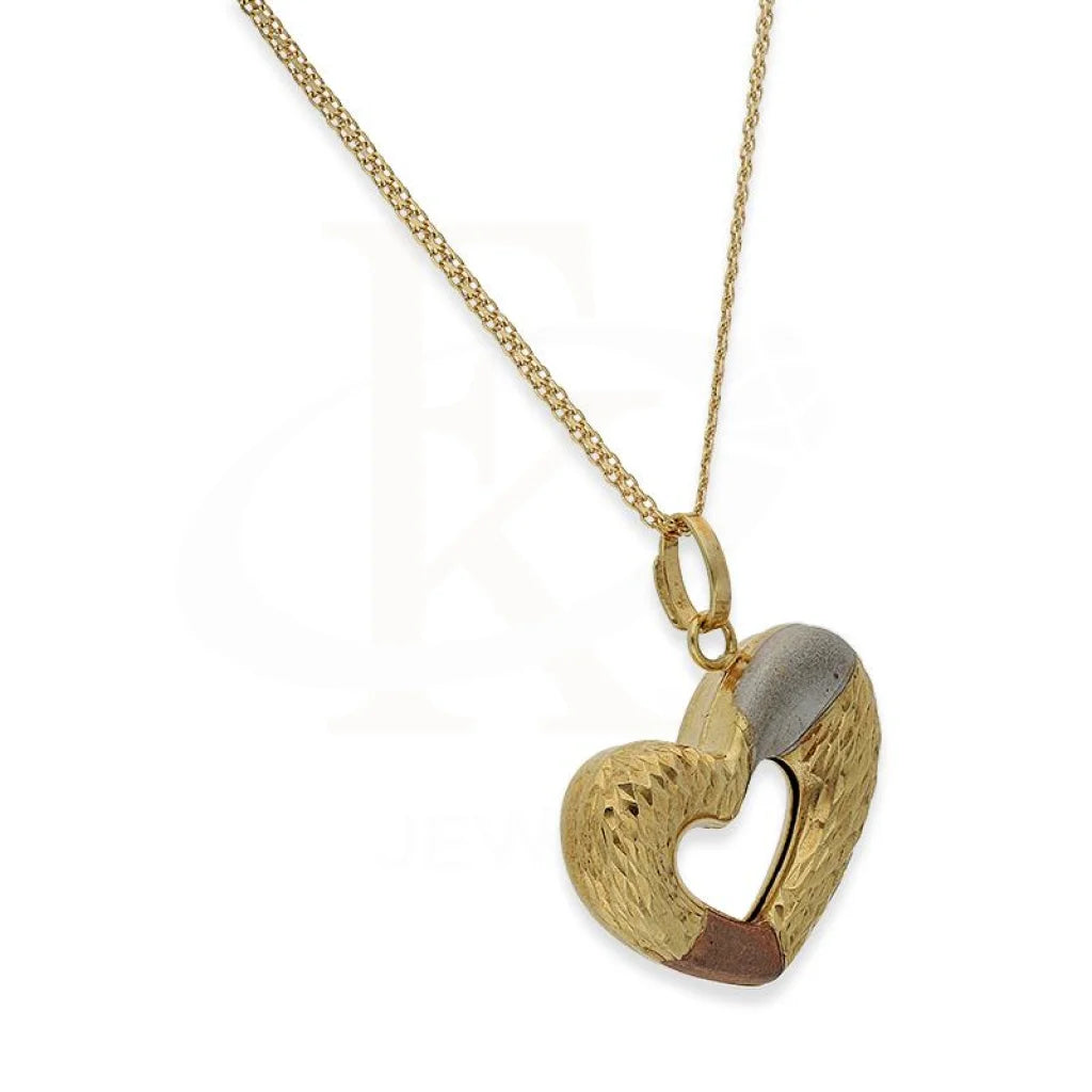 Heart Necklace In 18Kt Gold - Fkjnkl18K2056 Necklaces