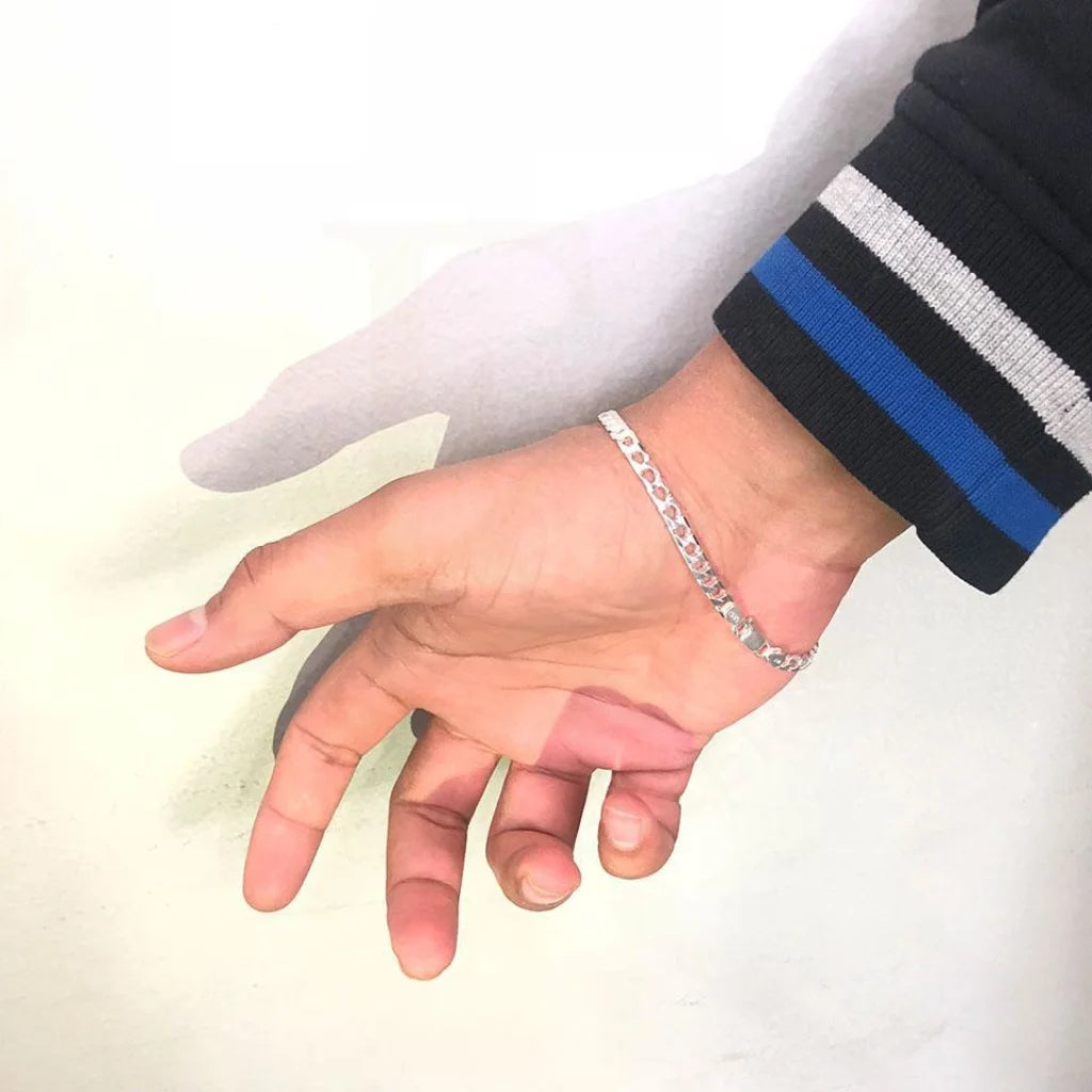 Italian Silver 925 Bracelet - Fkjbrl1964 Bracelets