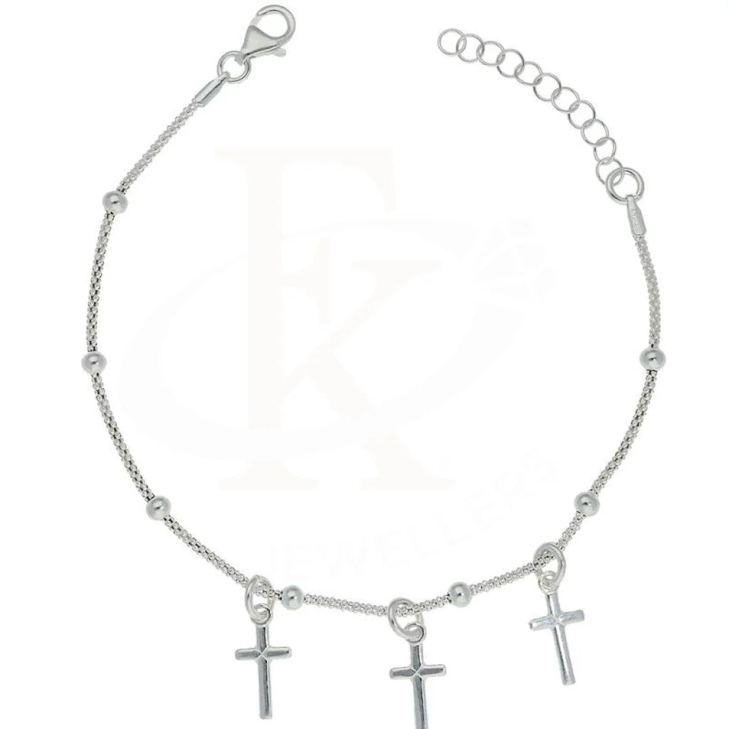 Italian Silver 925 Cross Bracelet - Fkjbrl2090 Bracelets