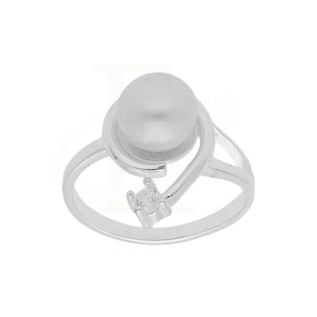 Italian Silver 925 Pearl Pendant Set (Necklace Earrings And Ring) - Fkjnklst2015 Sets