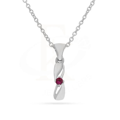 Italian Silver 925 Pink Solitaire Pendant Set (Necklace Earrings And Ring) - Fkjnklstsl2113 Sets