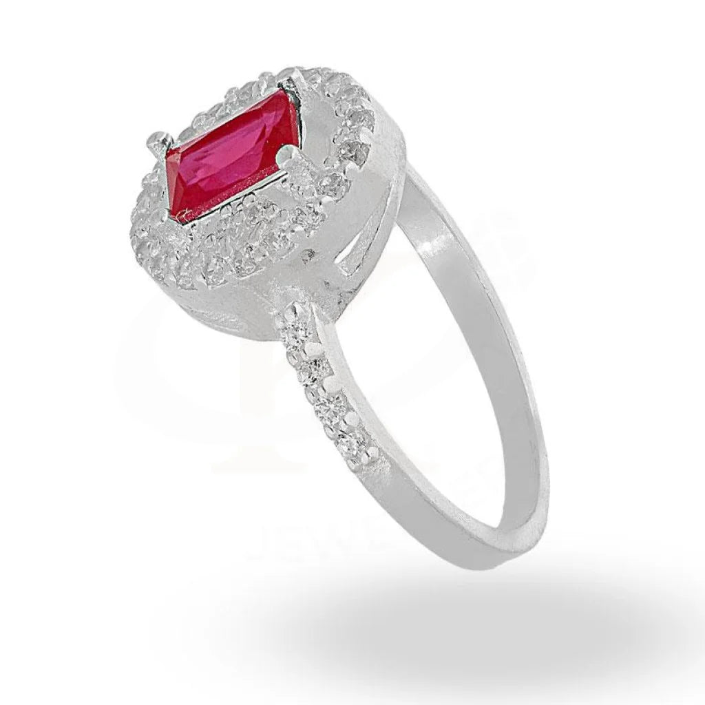 Italian Silver 925 Pink Solitaire Ring - Fkjrnsl2129 Rings