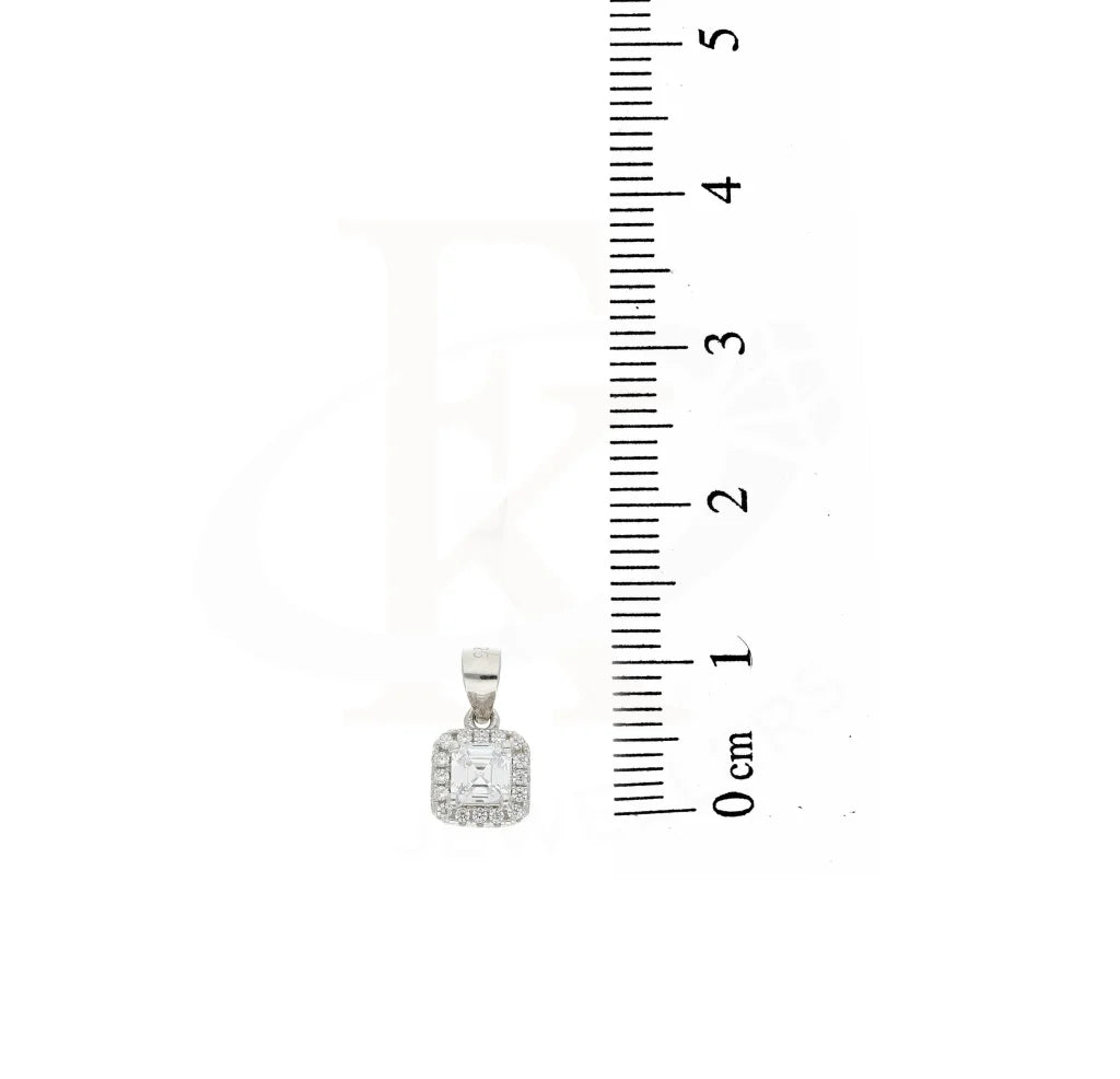 Sterling Silver 925 Solitaire Pendant Set (Necklace And Earrings) - Fkjnklstsl2418 Sets