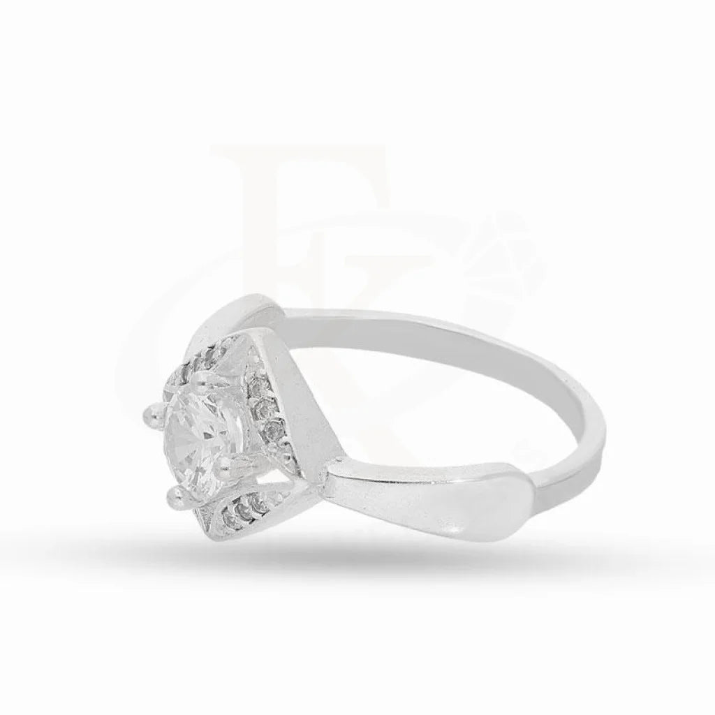 Italian Silver 925 Solitaire Ring - Fkjrnsl2115 Rings
