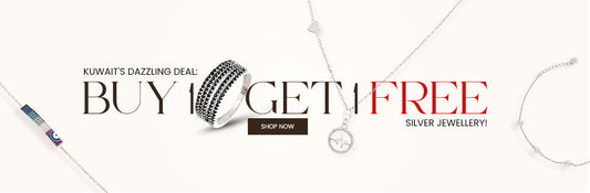 Kuwait's Dazzling Deal: Buy One Get One FREE Silver Jewellery!