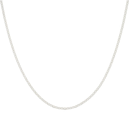 Sterling Silver 925 Interlink Chain - FKJCNSL9769