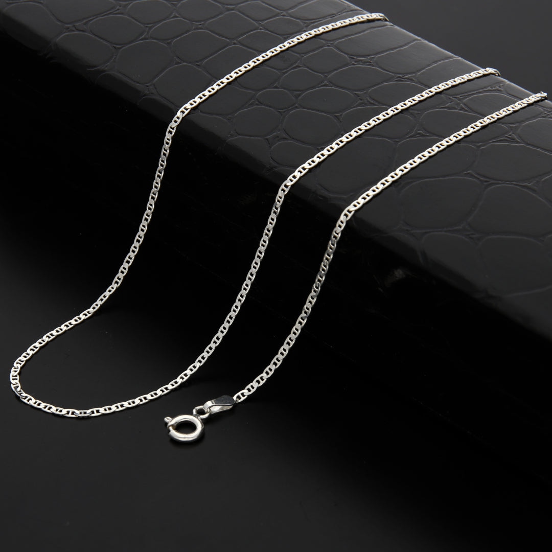 Sterling Silver 925 Interlink Chain - FKJCNSL9769