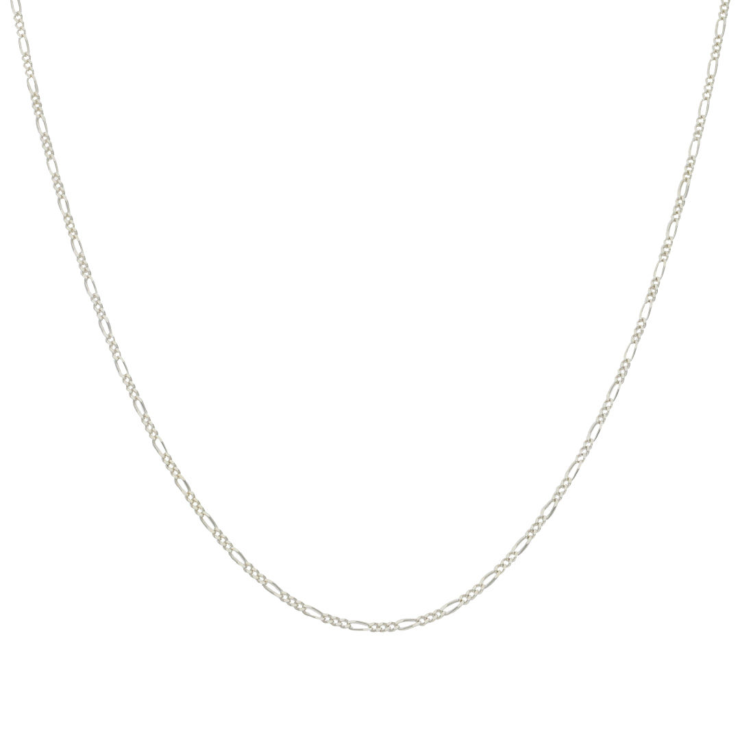 Sterling Silver 925 Figaro Chain - FKJCNSL9771