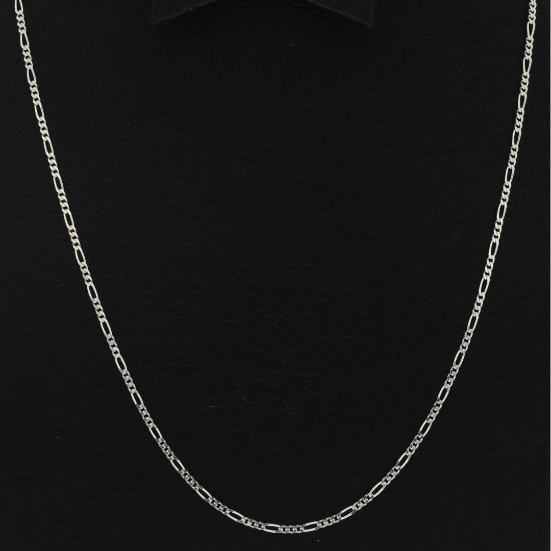 Sterling Silver 925 Figaro Chain - FKJCNSL9771