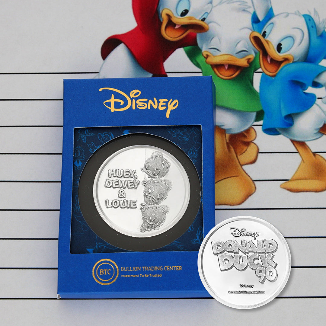 Disney Huey Silver Coin 999.0 Silver - FKJCONSLM9867