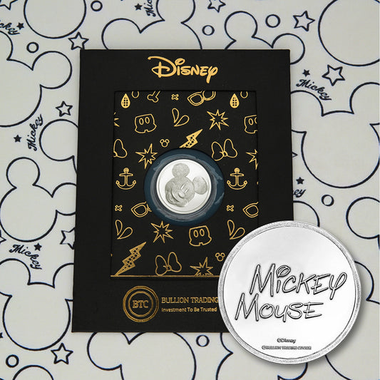 Disney Mickey Silver Coin 999.0 Silver - FKJCONSLM9868